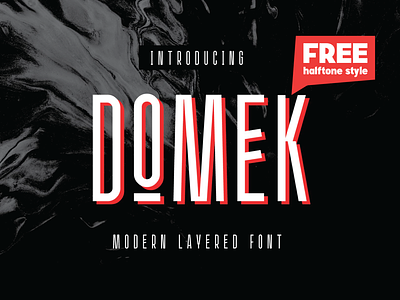 Domek – Free Font branding design font free free font freebie freebies freelance lettering letters logo product promotion type typeface typography vector