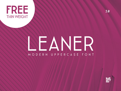 Leaner — Modern Sans (Free Font) branding clean font free free font freebie lettering letters logo pandemic type typeface typography vector wedding