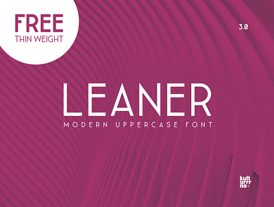 Leaner — Modern Sans (Free Font) branding clean font free free font freebie lettering letters logo pandemic type typeface typography vector wedding