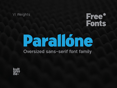Parallone | Free fonts
