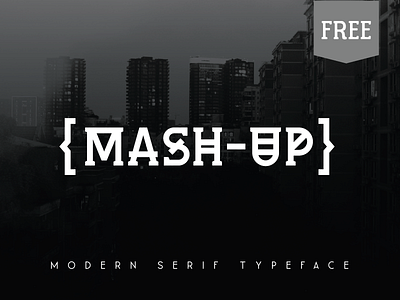 Mash-Up Free Font font free freebie type typeface typography