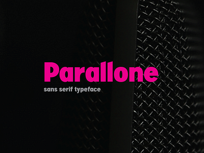 Parallone Typeface