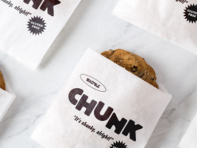Maepole Cookie Bag Design chunky cookies design graphic design package design packaging packaging design