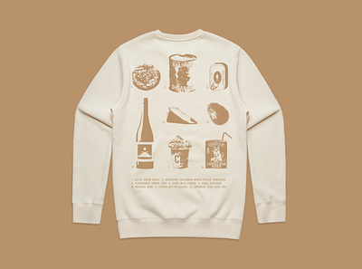 Foxtrot For Food People Sweatshirt Design graphic design illustration merch