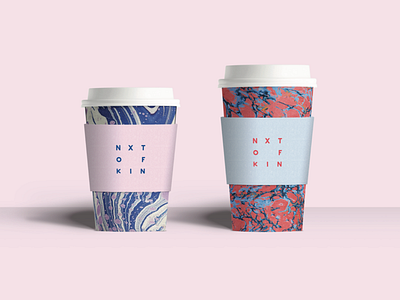 To-Go Coffee Cup branding coffee cup design graphic design marble marbled paper packaging packaging design packaging mockup