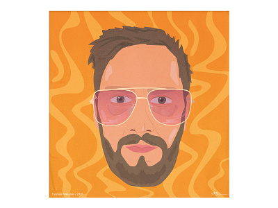 Portrait illustration of a man digital art illustration man portrait