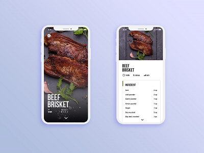 UI/UX design : Recipes app animation branding duotune graphicdesign illustration interface logo ui uidesign webdesign webdesigner webdevelopment