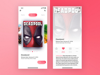 UI design : Movie app animation app branding design duotune flat graphicdesign illustration interface ios minimal ui uidesign ux vector web webdesign webdesigner webdevelopement webdevelopment