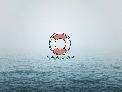 Lifesaver icon blue holidays icons lifesaver red sea summer water white
