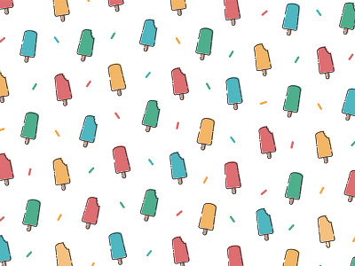 Ice cream blue green icecream icondesign icons line pink yellow