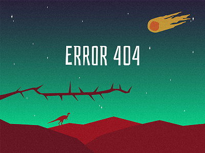 ERROR 404 404 dino error gradient patagonia