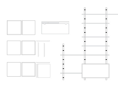 A build build design furniture modules sketch
