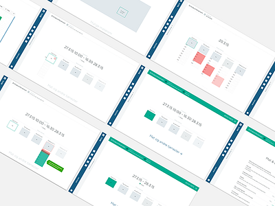 Service / Booking application booking communication flow portal progress ux web wireframe