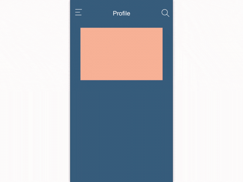 Menu Animation logo mobile ui ux wareframe