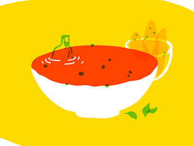 Tasty tomato soup cook cooking food illustration opacity overlay soup
