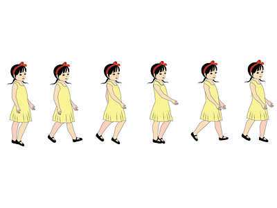 Animated Walking Cycle animation art artist design illustration