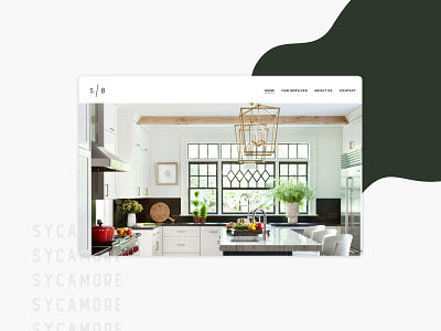 Sycamore brand brand design branding design design minimal modern squarespace ui web web design website website design