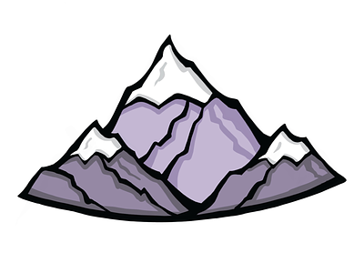 Peak-a-boo. adventure cartoon digital drawing graphic logo mountain outdoors web