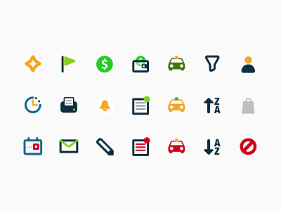 Dashboard Icons design flat graphic design icon icon set iconography ui vector web