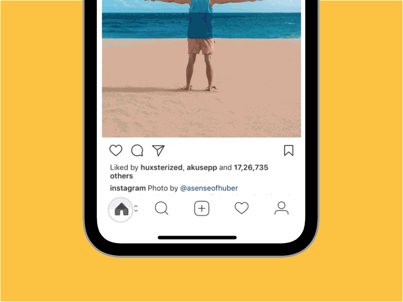 Instagram List switch UI/UX - Concept app concept instagram interaction iphone x ui user experience design user interface design ux