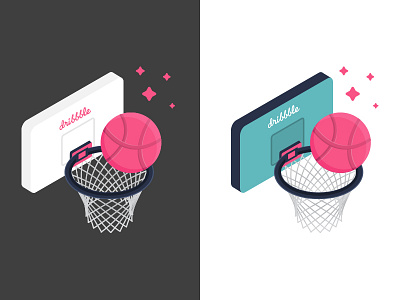 Dunk Design basketball dribbble stickers dunk free giveaway playoff sticker mule sticker pack