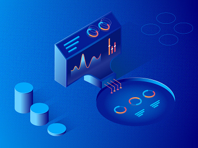 WIP - Isometric Illustrations animation gif illustrations isometric motion graphics tech company ui vector