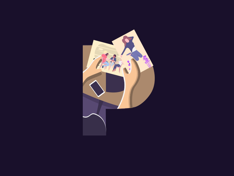 What does letter P stand for? by Paarth Desai on Dribbble