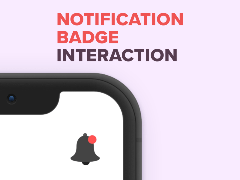 Badge, I just can't let you go. animation badge icon interaction interaction design microinteractions minimal motion graphics notifications ui user experience design user interface design ux website