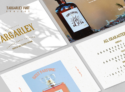 Targarley Font design display font font family fontlab illustration serif serif font vintage