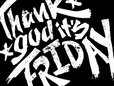 TGIF!!! by Zack Atkinson on Dribbble