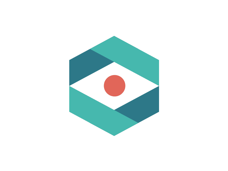 Eyeball Logomark ✎ branding color logo eye geometry gradient minimal timeless