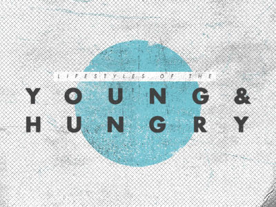 Young & Hungry v2 circle futura texture