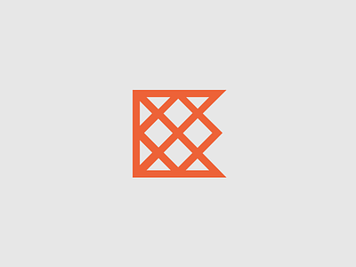 Entruss Mark bridge geometric icon logo mark truss