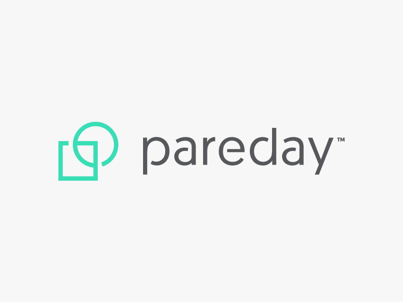 Pareday Identity geometric identity logomark wordmark