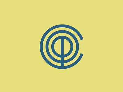 C Mark geometric identity logomark monogram tree wordmark
