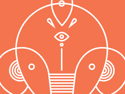 Ganesh Progress elephant ganesh ganesha geometry illustration lines vector