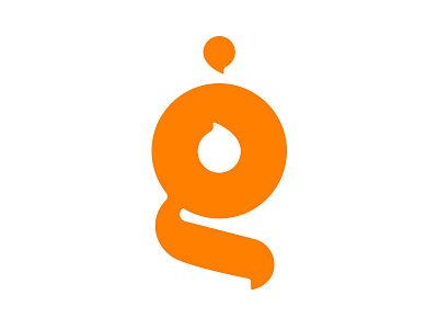 Gee flat g letters logo