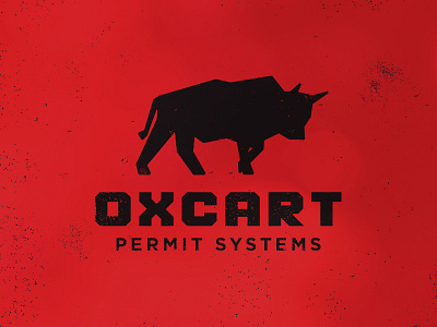 Oxcart bull identity illinois logo ox oxcart permit semi truck systems transportation trucking