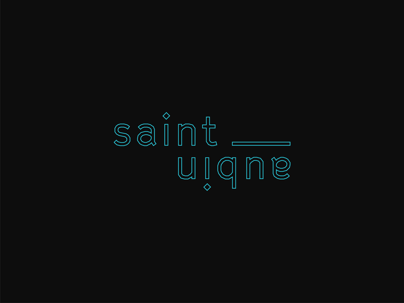 Saint Aubin Wordmark branding design logo mark music type typography wordmark