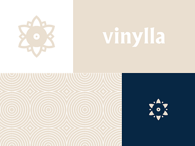 vinylla app brand branding icon logo mark vanilla vinyl
