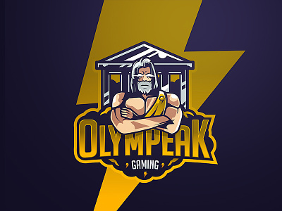 Olympeak gaming esports gaming illustration illustrator logo mascot vector