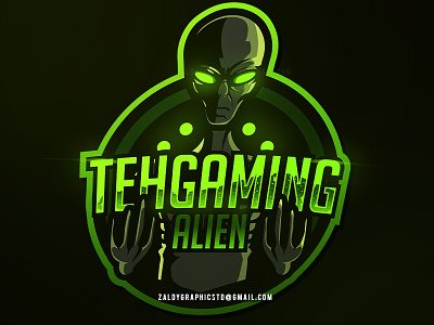 TEHGAMING ALIEN alien club esports game gaming mascot sport steraming team