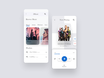 Music Player App Design daily daily ui dailyui dailyui 009 design music app music player music player app ui ui ux