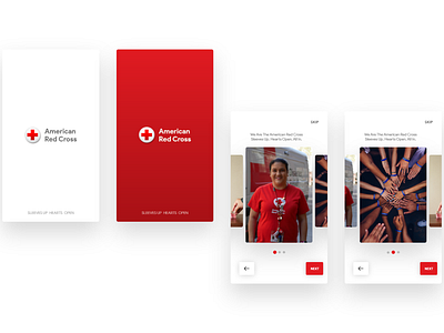 Red Cross App Redesign cross design red red cross redcross redesign ui ui design uiux uiuxdesign ux ux design ux designer uxui