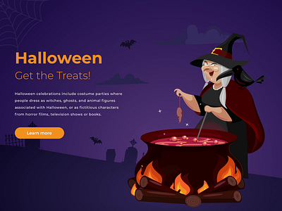 Happy Halloween! animation art character halloween icon illustration art illustrations illustrator principle ui uiux ux vector vector illustration web web design witch