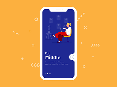 Find work | Onboarding UI concept for job search app animation app art character concept illustration art illustrator job junior middle onboarding onboarding illustration onboarding screen onboarding ui search sunior ui ux vector work