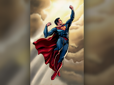 Superman art character concept game game art illustration illustration art procreate superman vector