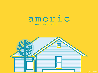 american football band album cover