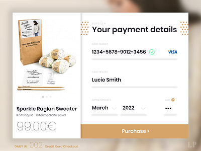 DailyUI #002 - Credit Card Checkout