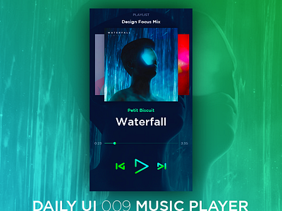 Daily UI #009 - Music Player dailyui music player